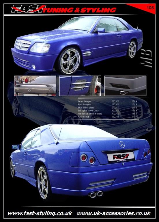 Mercedes Benz 124 Coupe Body Kit