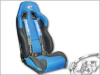 JSV Racing Seat Tornado Blue/Black 