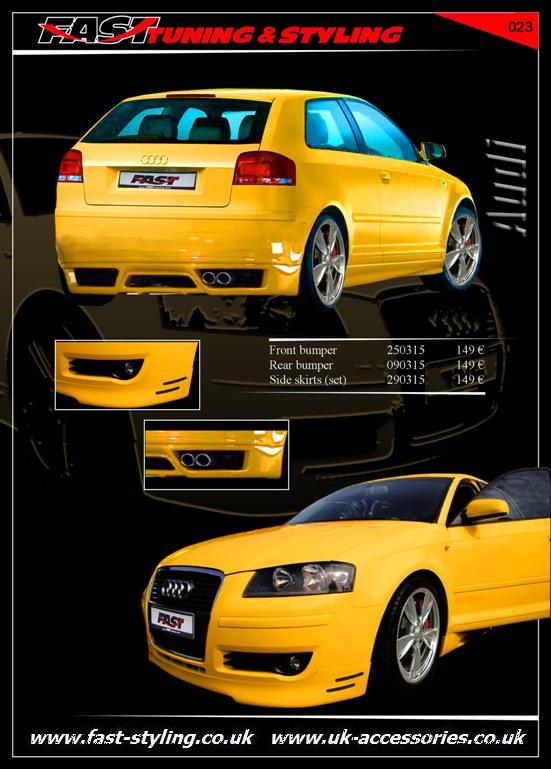 Audi A3 Yellow New