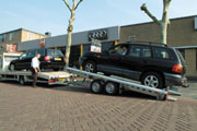 The Car Transporter Recovery Tipper trailer