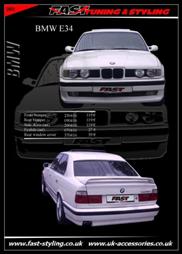 BMW E34 White I Body Kit