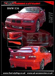 BMW E36 RED Body Kit