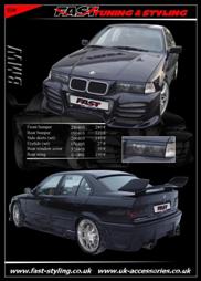 BMW E36 Black II Body Kit