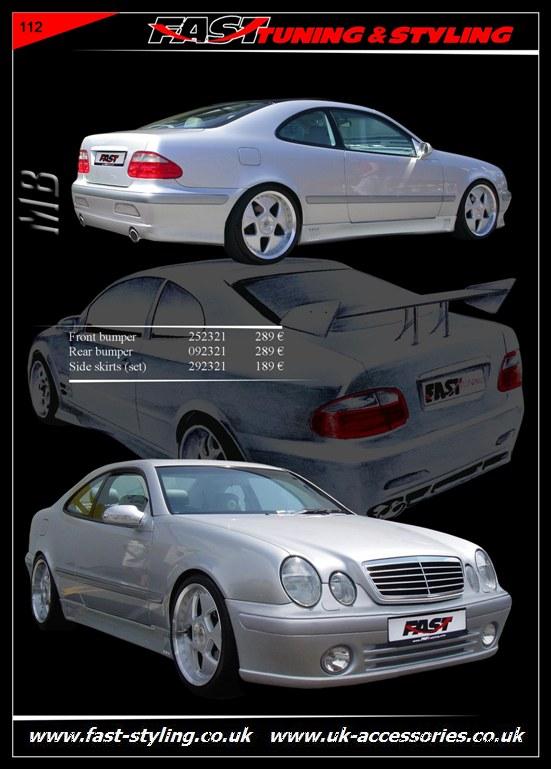 Mercedes Benz CLK W 208 Body Kit