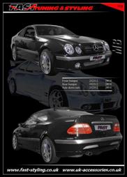 Mercedes CLK W  208 Body Kit Black