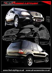 Mercedes Benz ML Body Kit Black