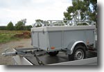 Robust Aluminium Sides / 2 Year Warranty / Galvanised Steel Chassis / Lights / Hinged Tail Gate with Safety Locks / Lockable Hinged Lid   