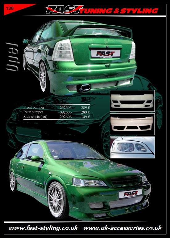 Vauxhall Astra G Body Kit Green