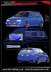 VW GOLF III Blue