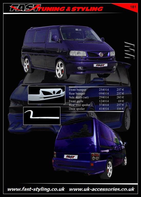 VW "Smile" T4 Multivan Black Body Kit Programm